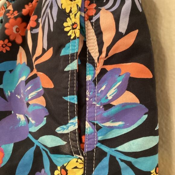 Paul & Shark Yachting Hawaiian Print XL Swim Trunks - Picture 5 of 6